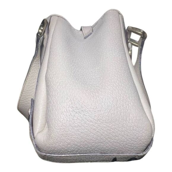 Gucci Women's Abbey D Ring Handbag Canvas Leather Shoulder Bag White - Picture 10 of 12